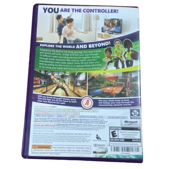 XBOX 360 Kinect Adventures! Controlless Video Game GUC - Picture 4 of 4